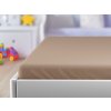 Jersey plachta do detskej postieľky EXCLUSIVE 60x120 cm svetlo hnedá