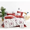 Hřejivé povlečení SCARLETTA – romantické květinové vzory v červené