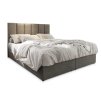 Čalúnená posteľ boxspring MERALIS 140x200 cm sivá