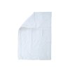 Bílá prošívaná přikrývka PEACH 140x200 cm – celoroční komfort