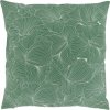 Zelený zahradní polštář OLIVOR 45x45 cm s elegantním vzorem a zipem