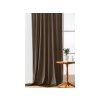 VELVET závěs hnědý 140x270 cm – sametový vzhled a blackout efekt