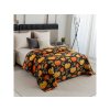 Barevný přehoz na postel ORANGE PUMPKINS s dýňovým vzorem