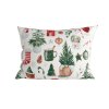 Sada 2 ks bavlněných povlaků na polštář MAGIC CHRISTMAS 50x70 cm – vánoční motiv