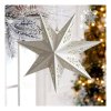 Bílá papírová hvězda STARLET DELUXE 35 cm vánoční dekorace