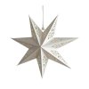 Elegantní vánoční hvězda STARLET DELUXE bílá 35 cm z papíru