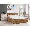 Stylová postel SOFIA 160x200 dub artisan s čelem