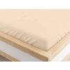 Napínací prostěradlo mikrovlákno 90x200 cm světle béžové