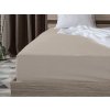 Pískové jersey prostěradlo s lycrou 90x200 cm