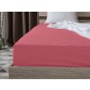 Červené jersey prostěradlo s lycrou 90x200 cm – výrazný doplněk ložnice