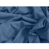 Jersey prostěradlo s lycrou tmavě modré 180x200 cm – komfortní pro dvoulůžko