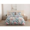 Barevné povlečení z mikrovlákna FLORIBEE s květinovým motivem