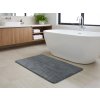 Protiskluzová předložka TRIVORA tmavě šedá 60x100 cm do koupelny