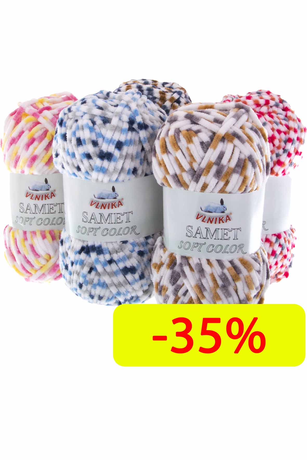 Příze Samet Soft Color