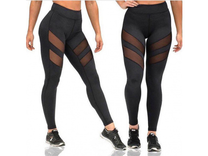 Ladies Mesh High Waist Workout Leggings Fitness Women Pants Breathable Push Up Leggings Women Quick Dry (2)