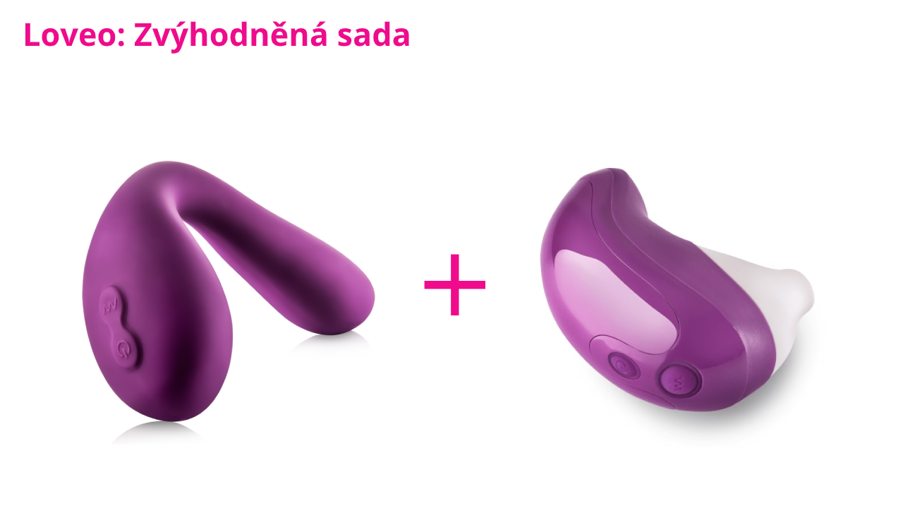 Zvýhodněná sada vibrátorů Loveo Insania + Duo