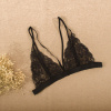 G34 Sexy Bra Floral Lace Wire Bra Bustier Sheer Top Seamless Bralette Transparent Cup Wireless Bras (3)