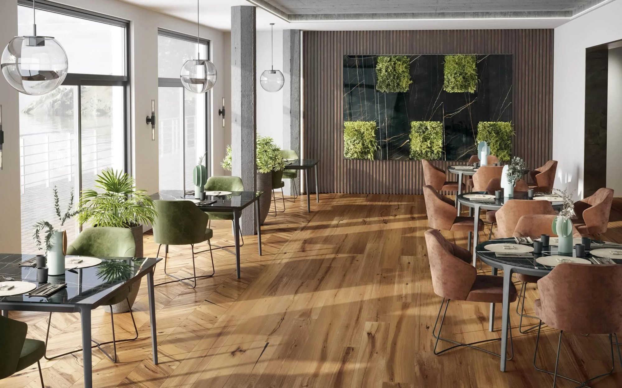 Když se krása dřeva spojí s odolností keramické dlažby