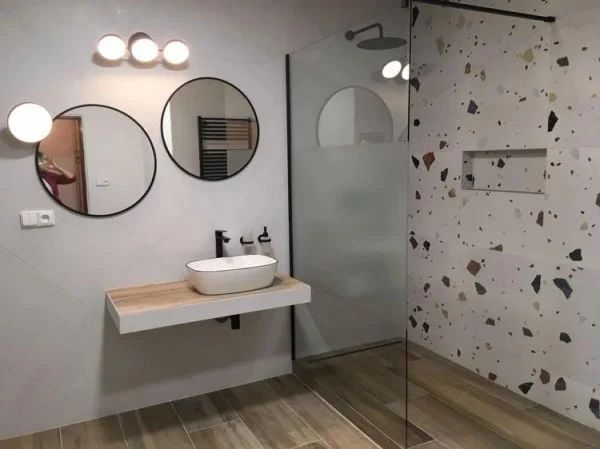 Inspirace od naší zákaznice - kouzelná koupelna v penzionu ve Špindlerově Mlýně