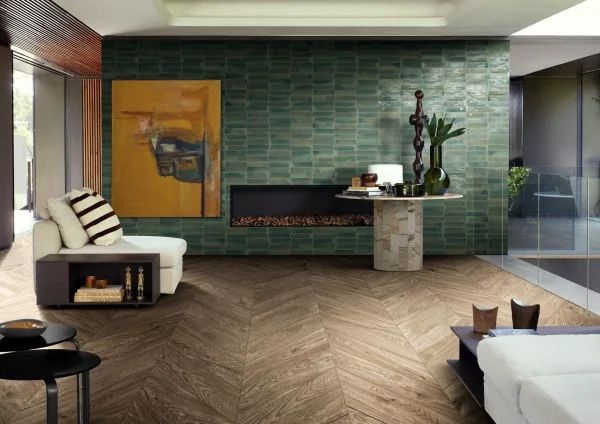 Dlažba v dekoru dřeva Marazzi Vero Rovere 11x54 Chevron (1.jakost)