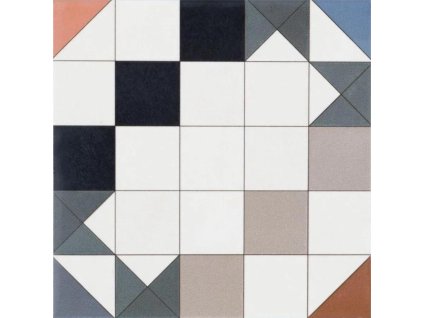 Deceram PAM Alba Naya Black 20x20 (tl. 13mm) - baleno po 1m2