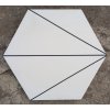 Deceram PAM Fabila Decor2 Blanco 25,8x29 Hex