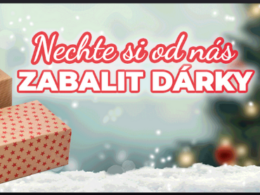 Rádi zabalíme vaše měkké vánoční dárky!