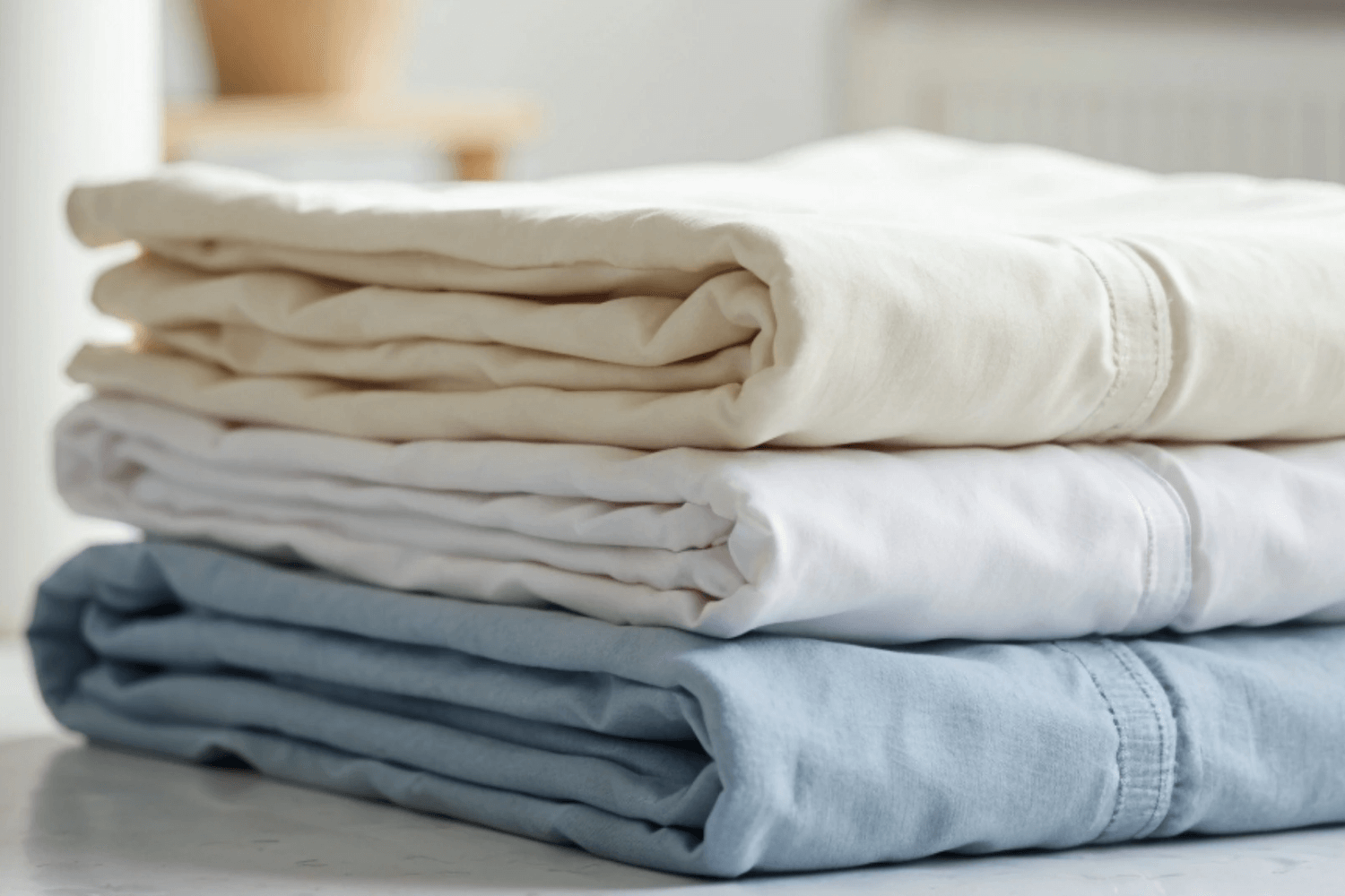 Jak složit jersey prostěradla?