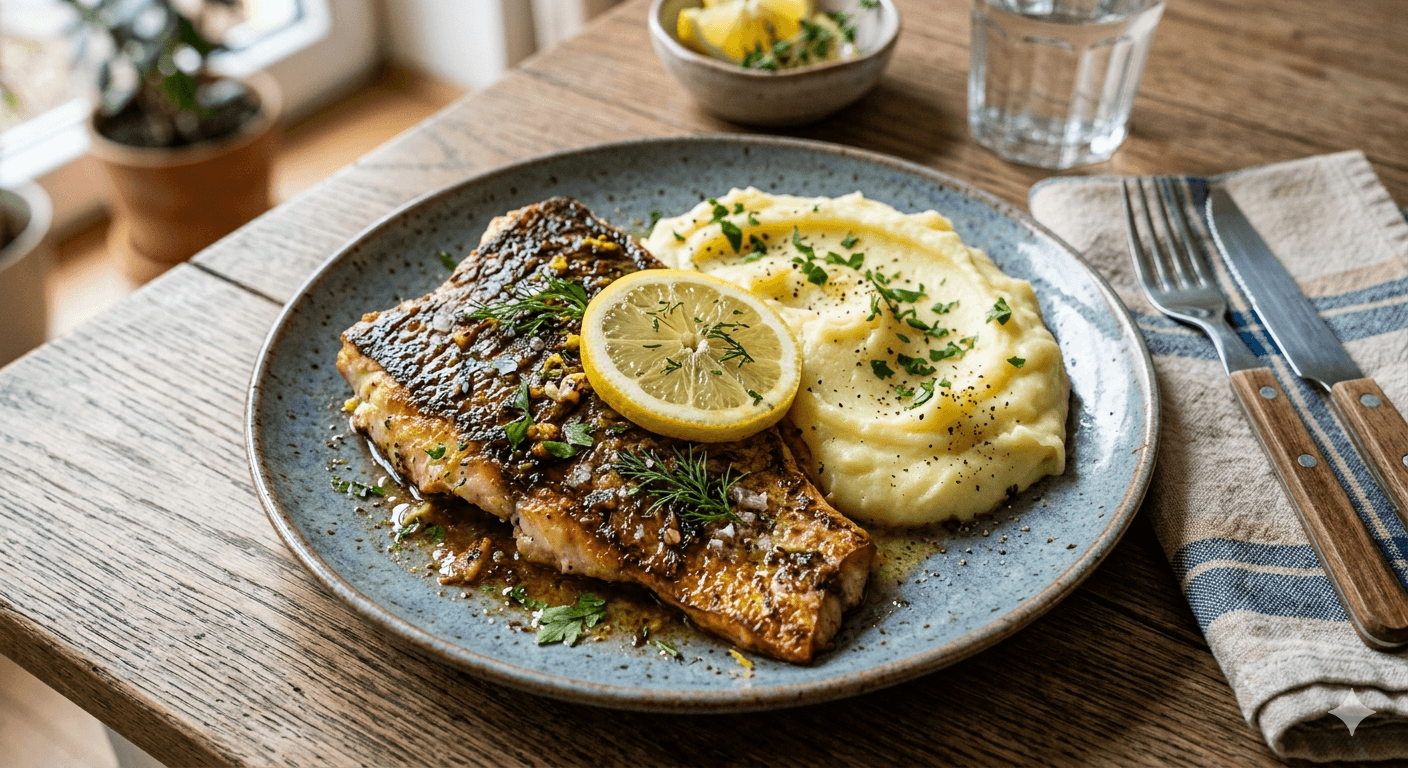 Kapr na másle - tradiční český recept z filetu