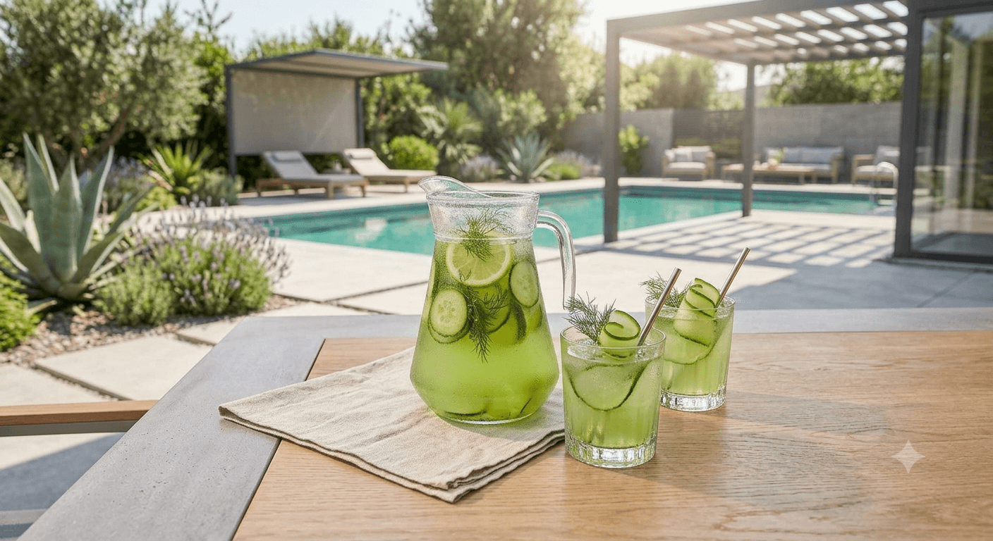 Osvežující okurková limonáda – jednoduchý letní recept