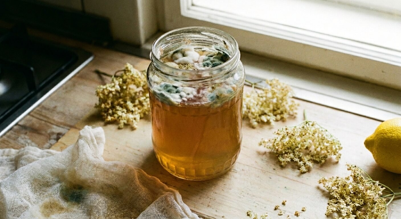 Proč zplesnivěl bezový sirup a jak tomu předejít
