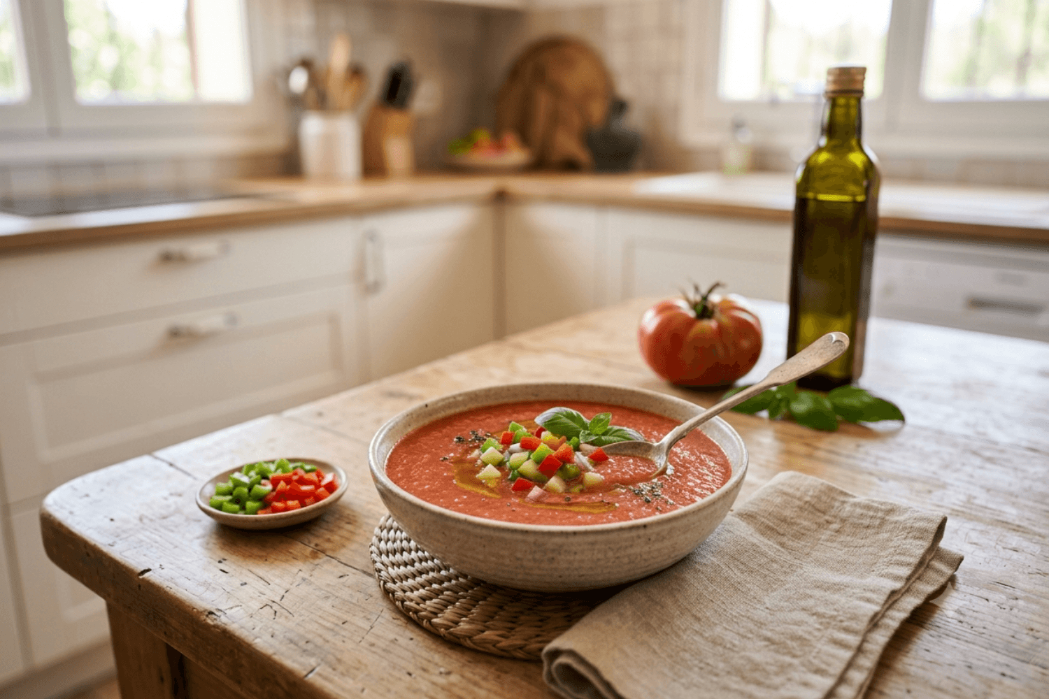 Rajčatové gazpacho pro horké dny