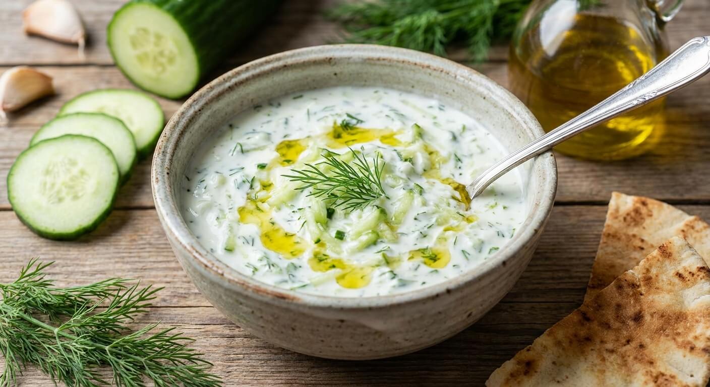 Tzatziki z českých okurek