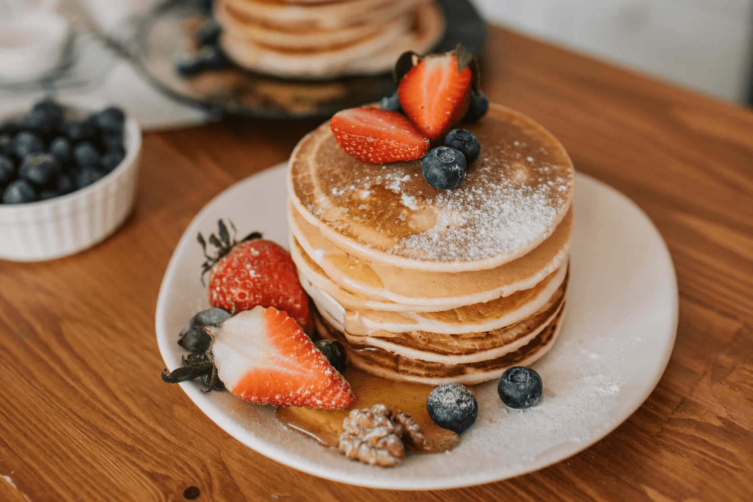 Valentýnské nadýchané lívanečky