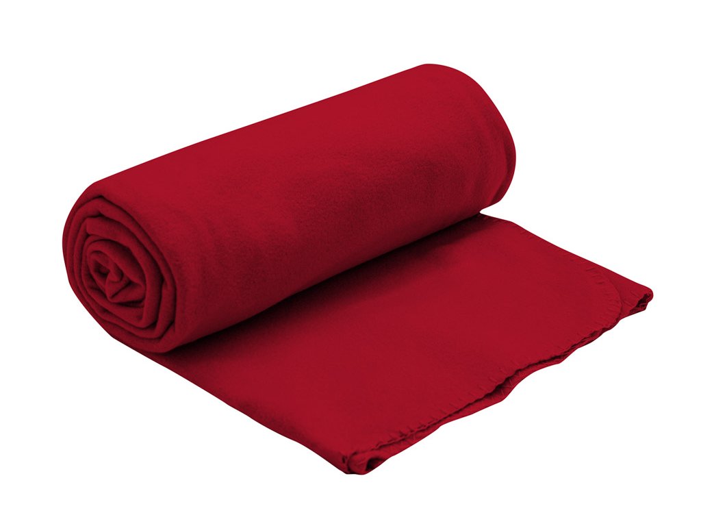 fleecova deka cervena 150x200