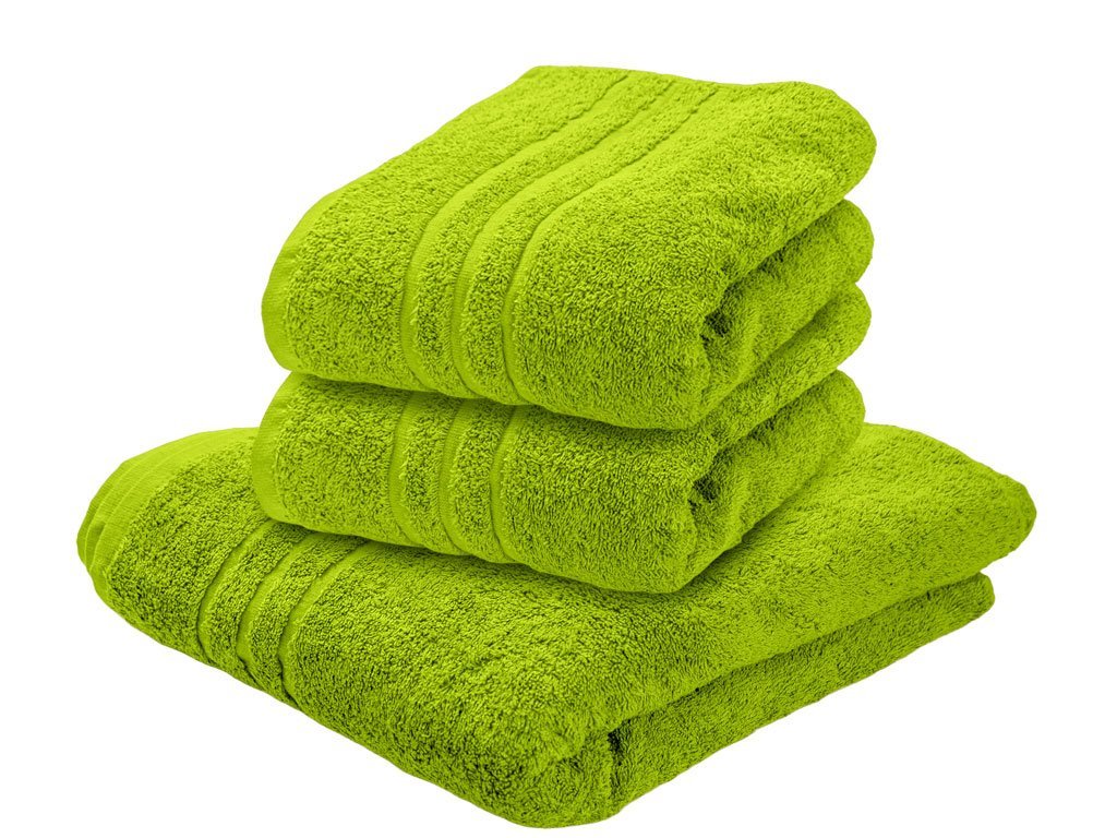 Set 2 osušek Comfort světle zelené, 100% bavlna – perfektní pro vaši koupelnu