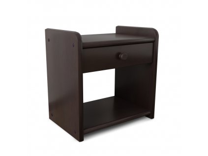 Noční stolek Ilona ořech v elegantním dřevěném designu