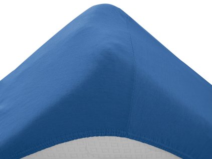 Jersey prostěradlo do dětské postýlky tmavě modré 60 x 120 cm