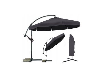 parasol ogrodowy na wysiegniku 350cm pokrowiec