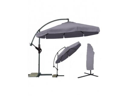 parasol ogrodowy na wysiegniku 350cm pokrowiec