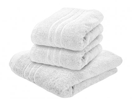 Sada COMFORT bílá 100% bavlna – osuška + 2 ručníky