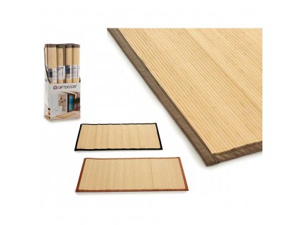 Bambusový protiskluzový koberec BAMBOO ANTISLIP BROWN 50x80 cm