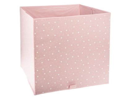 Růžová skládací krabice PINK STAR