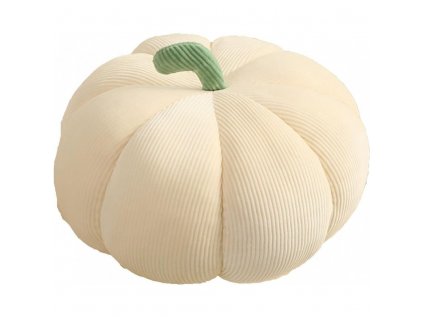 Sedací polštář ve tvaru dýně PUMPKIN 55 cm krémový - stylový a pohodlný