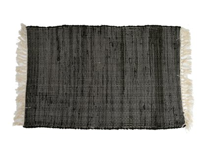 Koberec RENSKE 60x90 cm, černý/žíhaný s elegantním vzorem