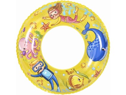Nafukovací kruh SEA ADVENTURE 60 cm žlutý