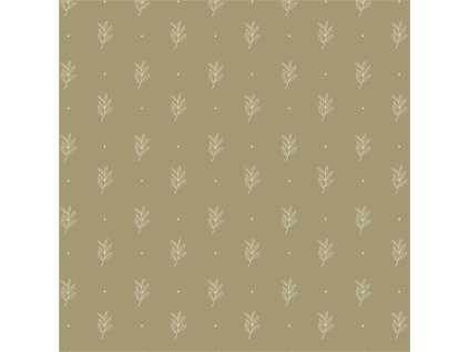 Kvalitní zelené ubrousky GREEN LEAF 40x40 cm, 50 ks pro elegantní stolování