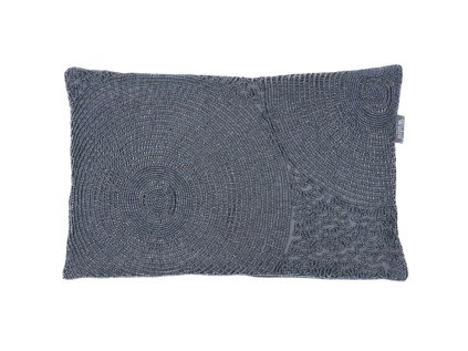 Elegantní dekorační povlak na polštář WALRA 30x50 cm, šedý s jemným vzorem