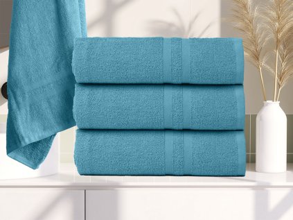 Modrý ručník AQUELLA 50x90 cm – 100% bavlna, luxusní měkkost