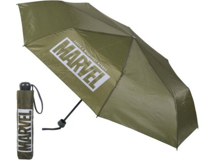Skládací deštník MARVEL Ø 97 cm, zelený – stylový doplněk